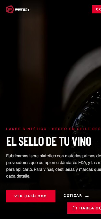 WineWax en celular